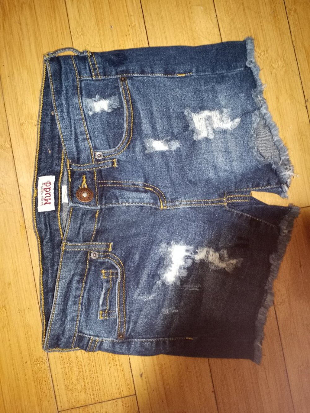 Mudd distressed denim short
